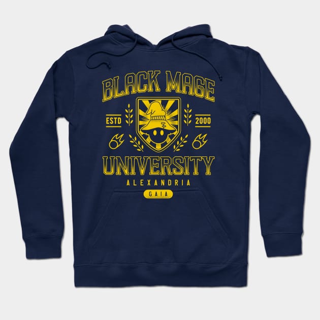 Black Mage University Emblem Hoodie by Lagelantee